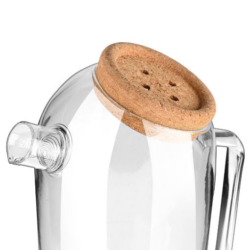 Εικόνα της Κανάτα Γυάλινη Estia 1800ml με Καπάκι Φελλου 01-23584