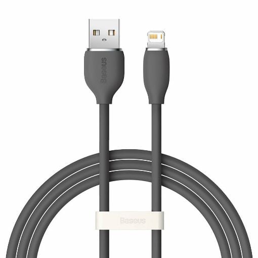 Εικόνα της Καλώδιο Baseus Jelly Liquid Silica Gel USB-A to Lightning 1.2m Black CAGD000001