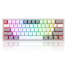 Εικόνα της Πληκτρολόγιο Redragon K617 Fizz Custom Red Switches White/Grey