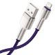 Εικόνα της Καλώδιο Baseus Cafule USB-A to Lightning 2.4A 1m Purple/Silver CALJK-A05
