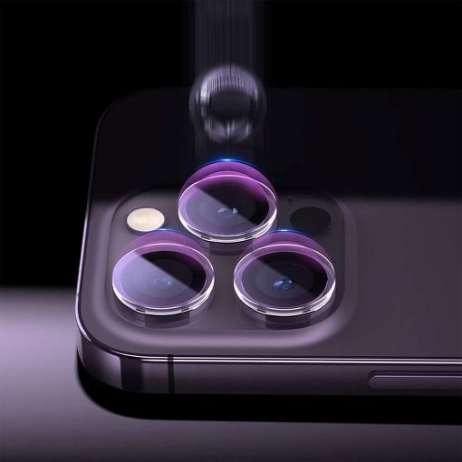 Εικόνα της Tempered Glass Baseus Προστατευτικό Φακών Κάμερας για iPhone 13/13 Mini SGZT030202