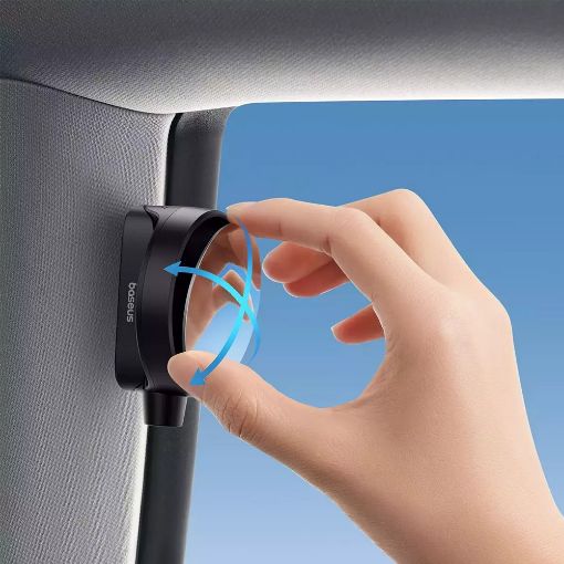 Εικόνα της Baseus SafeRide Series Καθρέφτης Οπισθοπορείας με Ενσωματωμένο Σφυρί Έκτακτης Ανάγκης Μαύρο C11537200111-00