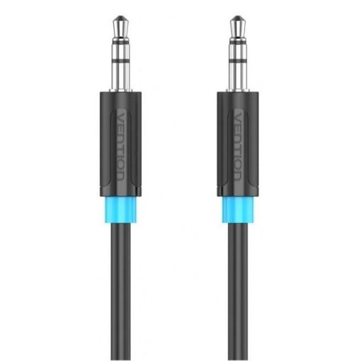 Εικόνα της Καλώδιο Vention 3.5mm TRS M/M 0.8m Black VAS-A65-B080