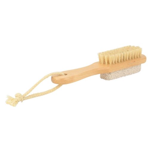 Εικόνα της Βούρτσα Ποδιών Estia Elixir Bamboo με Ελαφρόπετρα 18x3.5x4cm 02-27377