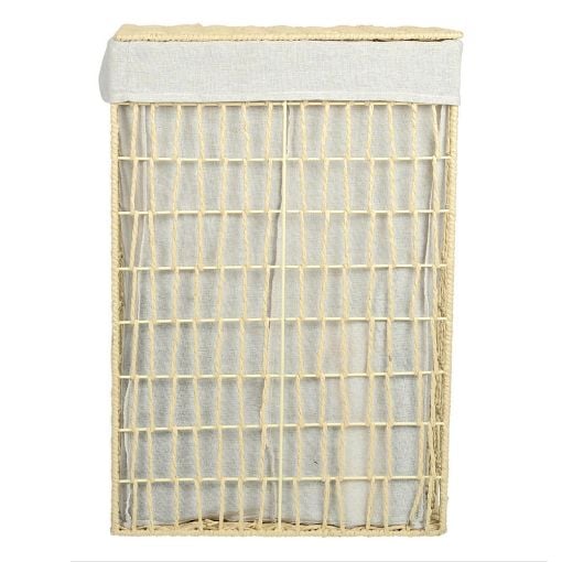 Εικόνα της Καλάθι Απλύτων Estia Nest 37x22x55cm Μπέζ 02-28060