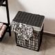Εικόνα της Καλάθι Απλύτων Estia Nest 37x22x55cm Μαύρο 02-28077