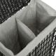 Εικόνα της Καλάθι Απλύτων Estia Nest 37x22x55cm Μαύρο 02-28077