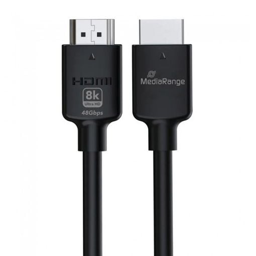 Εικόνα της Καλώδιο MediaRange HDMI 2.1 Ultra High Speed Ethernet 48Gbps 2m Black MRCS220