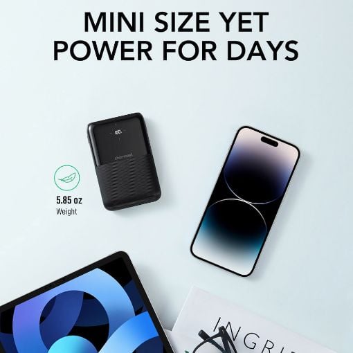 Εικόνα της Powerbank Charmast Mini S12B 10000mAh 20W Black