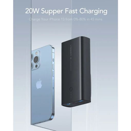 Εικόνα της Powerbank Charmast Ultra Compact ACE100 10000mAh 20W Black
