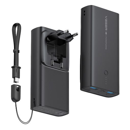 Εικόνα της Powerbank Charmast Ultra Compact ACE100 10000mAh 20W Black