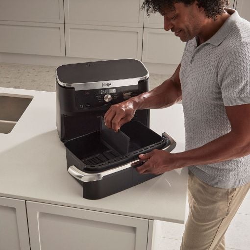 Εικόνα της Φριτέζα Αέρος Ninja Foodi FlexDrawer 10.4lt 2470W Black AF500EU