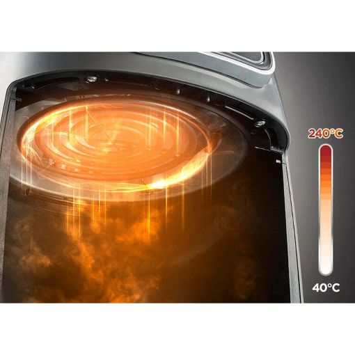 Εικόνα της Φριτέζα Αέρος Ninja Air Fryer Max 5.2lt 1750W Grey AF160EU
