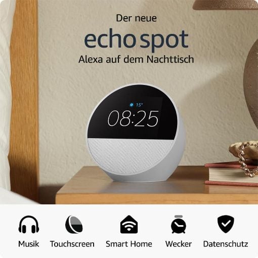 Εικόνα της Amazon Echo Spot (2024) White B0C2RSK776