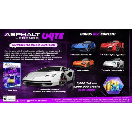 Εικόνα της Asphalt Legends Unite Supercharged Edition PS5 100031