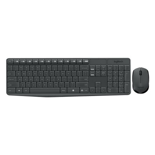 Εικόνα της Πληκτρολόγιο-Ποντίκι Logitech MK235 Wireless UK Grey 920-007931