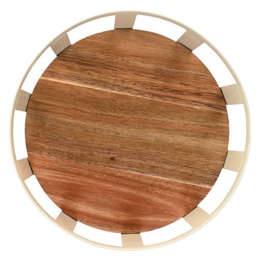 Εικόνα της Φρoυτιέρα Estia Allure Μεταλλική Ivory 01-24772
