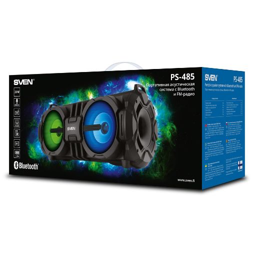 Εικόνα της Ηχείο Sven PS-485 2.0 Bluetooth 28W Black SV-017408