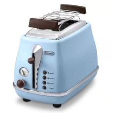 Εικόνα της Φρυγανιέρα DeLonghi Icona Vintage 2 Θέσεων 900W Μπλε CTOV2103AZ