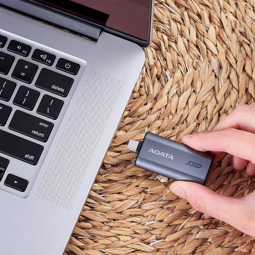 Εικόνα της Εξωτερικός SSD Adata SC750 500GB USB-C USB 3.2 Gen2 Black Titanium SC750-500G-CCBK