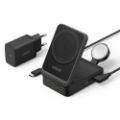 Εικόνα της Ασύρματος Φορτιστής Anker MagGo 3-in-1 15W Black B2557311