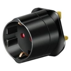 Εικόνα της Αντάπτορας Πρίζας Brennenstuhl Type F σε Type G (GB) Black 1508533