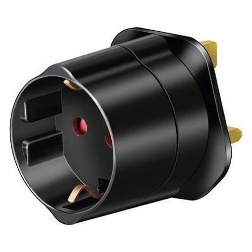 Εικόνα της Αντάπτορας Πρίζας Brennenstuhl Type F σε Type G (GB) Black 1508533