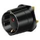Εικόνα της Αντάπτορας Πρίζας Brennenstuhl Type F σε Type G (GB) Black 1508533