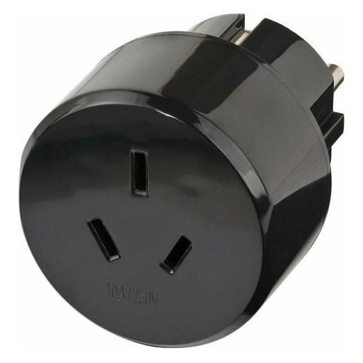 Εικόνα της Αντάπτορας Πρίζας Brennenstuhl Type I (CN) σε Type E/F Black 1508510