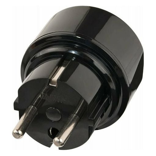 Εικόνα της Αντάπτορας Πρίζας Brennenstuhl Type I (CN) σε Type E/F Black 1508510