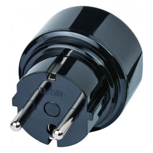Εικόνα της Αντάπτορας Πρίζας Brennenstuhl Type B (US) σε Type E/F Black 1508520