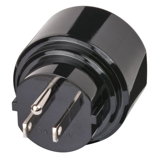 Εικόνα της Αντάπτορας Πρίζας Brennenstuhl Type F σε Type B (US) Black 1508550
