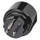 Εικόνα της Αντάπτορας Πρίζας Brennenstuhl Type F σε Type B (US) Black 1508550