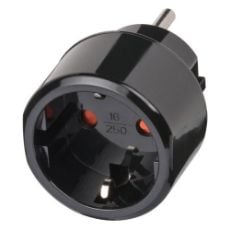 Εικόνα της Αντάπτορας Πρίζας Brennenstuhl Type F σε Type B (US) Black 1508550
