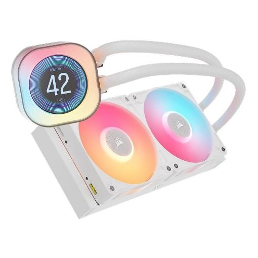 Εικόνα της Corsair iCUE Link Titan RX 240 LCD RGB White CW-9061025-WW