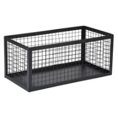 Εικόνα της Καλάθι Αποθήκευσης Estia Cage Μεταλλικό 30x15.5x13cm Μαύρο 02-27667