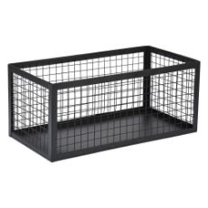 Εικόνα της Καλάθι Αποθήκευσης Estia Cage Μεταλλικό 23.5x15x11cm Μαύρο 02-27650
