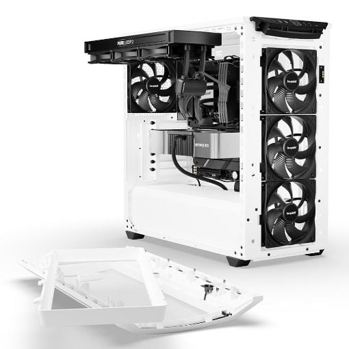 Εικόνα της Be Quiet! Shadow Base 800 DX Tempered Glass White BGW62