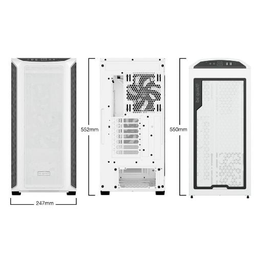 Εικόνα της Be Quiet! Shadow Base 800 DX Tempered Glass White BGW62