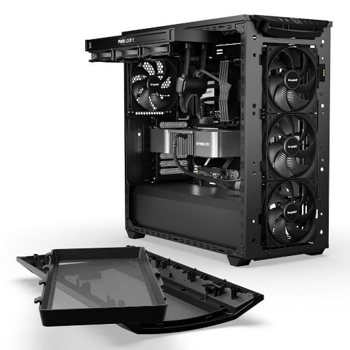 Εικόνα της Be Quiet! Shadow Base 800 Tempered Glass Black BGW60