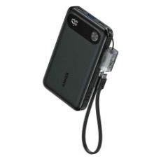 Εικόνα της Power Bank Anker 10.000mAh 22.5W with Lanyard-Integrated USB-C Cable Black A1257G11