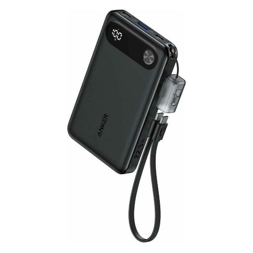 Εικόνα της Power Bank Anker 10.000mAh 22.5W with Lanyard-Integrated USB-C Cable Black A1257G11