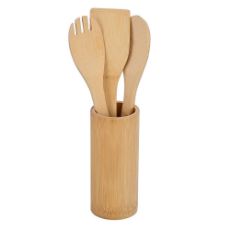 Εικόνα της Εργαλεία Μαγειρικής Estia Bamboo Essentials με Θήκη 4 τμχ. 02-18191