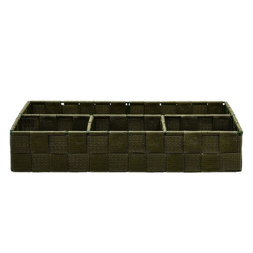 Εικόνα της Καλάθι Οργάνωσης Estia Olive Seires 33x23x6cm 4 Θέσεων Λαδί 04-14919