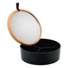 Εικόνα της Κουτί Αποθήκευσης Estia Bamboo Essentials με Καθρέφτη 02-15329