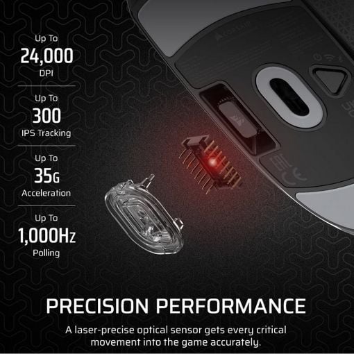 Εικόνα της Ποντίκι Corsair M55 Wireless Black CH-931F000-WW