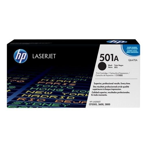 Εικόνα της Toner HP 501A Black Q6470A