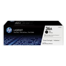 Εικόνα της Toner Dual Pack HP 36A Black CB436AD