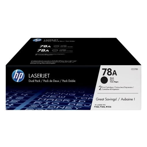 Εικόνα της Toner Dual Pack HP 78A Black CE278AD