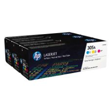 Εικόνα της Πακέτο 3 Τεμαχίων HP 305A Cyan, Magenta, Yellow CF370AM